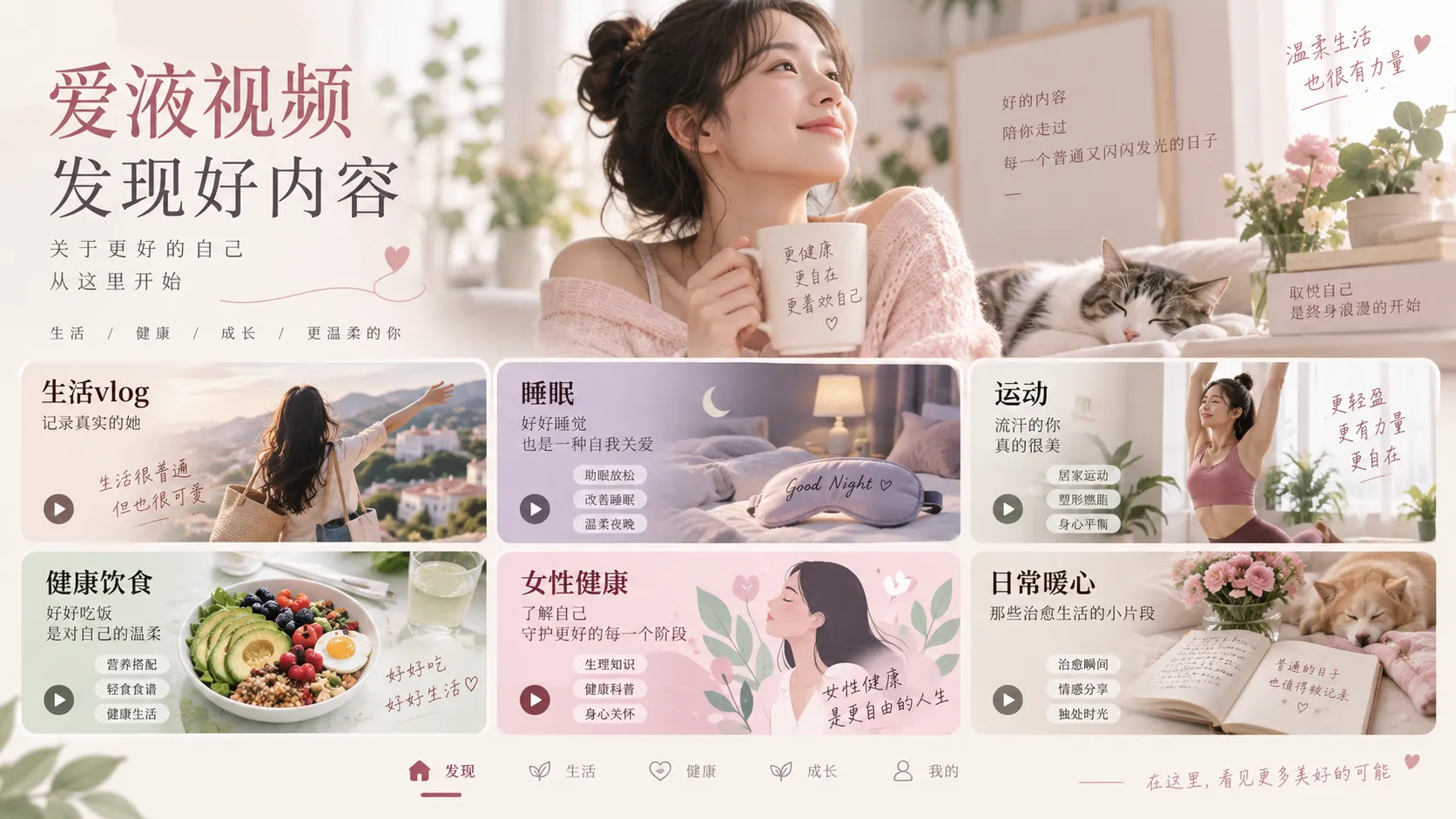 爱液视频发现页内容探索主视觉